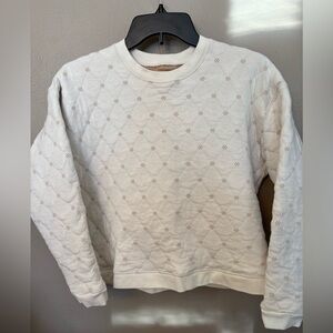 Madewell Quilted Crewneck Sweatshirt